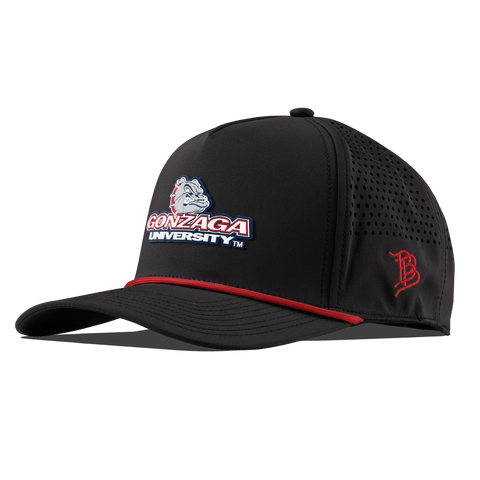 Gonzaga University "Gonzaga Team Logo" Curved 5 Panel Rope Black + Red Rope
