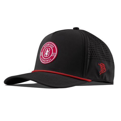 Stanford University "Stanford Seal" Curved 5 Panel Rope Black + Red Rope