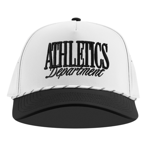 Athletics Department Curved 5 Panel Rope White/Black