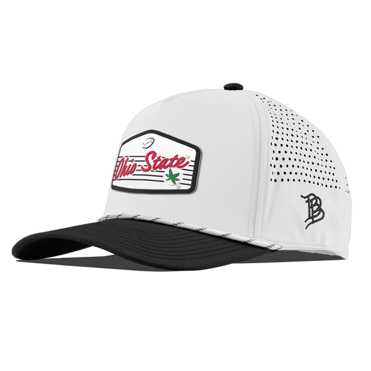Ohio State University "Buckeyes Football'" Curved 5 Panel Rope White/Black
