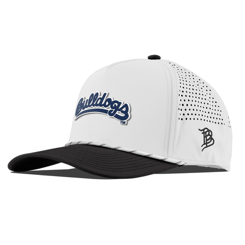Fresno State University "Bulldogs Script Navy" Curved 5 Panel Rope White/Black