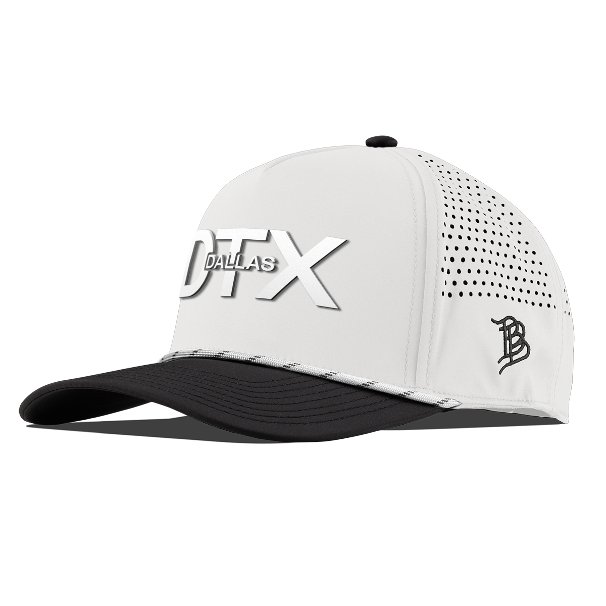 City Block Dallas (DTX) Curved 5 Panel Rope White/Black