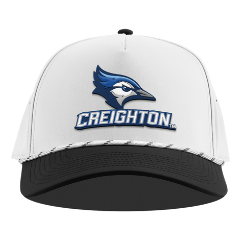 Creighton University "Creighton Team Logo" Curved 5 Panel Rope White/Black