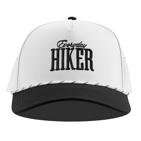 Everyday Hiker Curved 5 Panel Rope White/Black