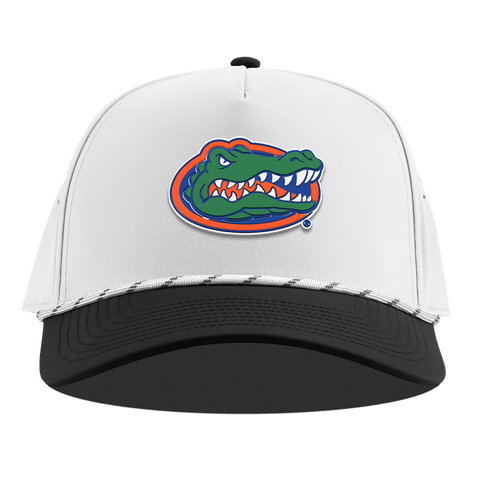 University of Florida "Florida Team Logo" Curved 5 Panel Rope White/Black