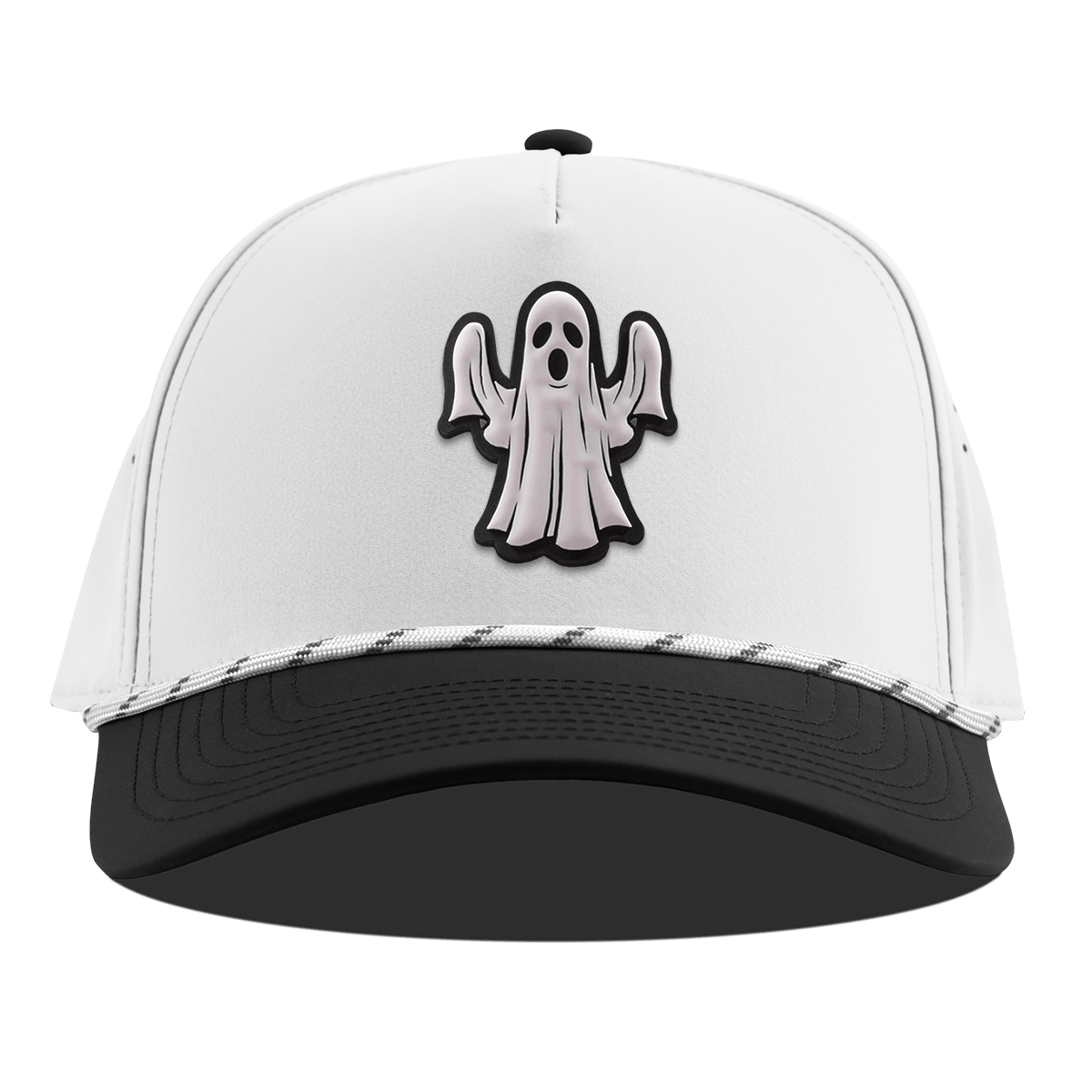 Ghostly PVC Curved 5 Panel Rope White/Black