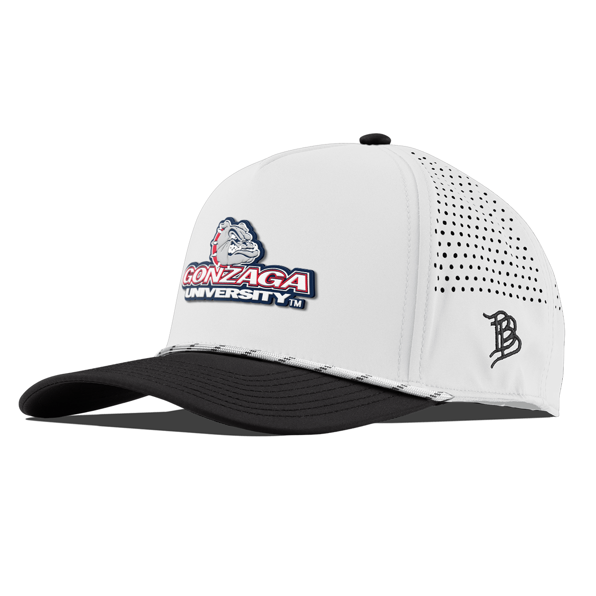 Gonzaga University "Gonzaga Team Logo" Curved 5 Panel Rope White/Black