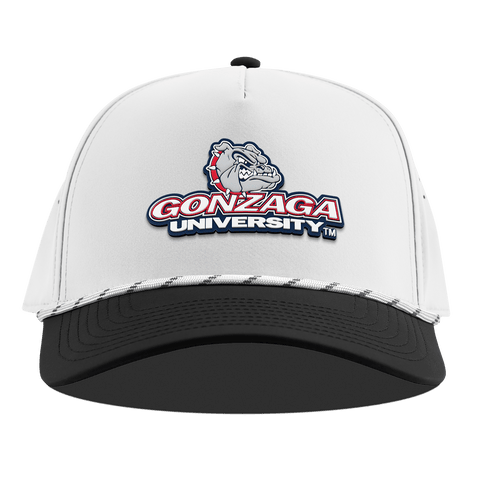 Gonzaga University "Gonzaga Team Logo" Curved 5 Panel Rope White/Black