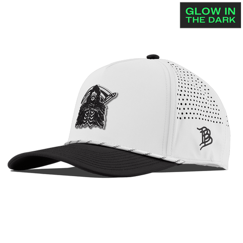 Grim Reaper Glow Curved 5 Panel Rope White/Black