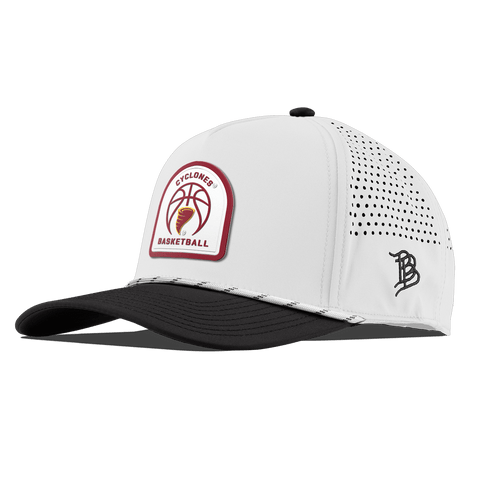 Iowa State University "Iowa State Basketball" Curved 5 Panel Rope White/Black