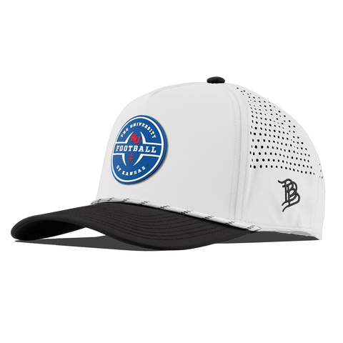 University of Kansas "Kansas Football Legacy" Curved 5 Panel Rope White/Black