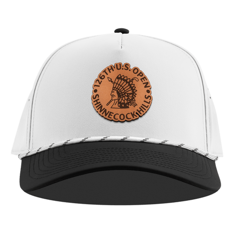 2026 U.S. Open Emblem Curved 5 Panel Rope White/Black