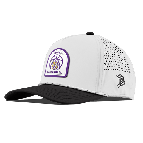 Louisiana State University "LSU Basketball" Curved 5 Panel Rope White/Black