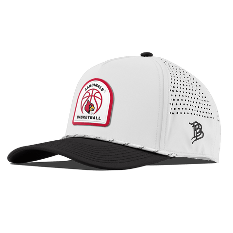 University of Louisville "Louisville Basketball" Curved 5 Panel Rope White/Black