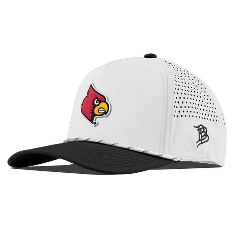 University of Louisville "Louisville Team Logo" Curved 5 Panel Rope White/Black