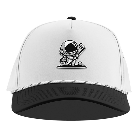Moon Shot Curved 5 Panel Rope White/Black