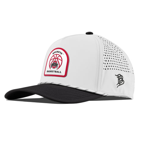 Ohio State University "Ohio State Basketball" Curved 5 Panel Rope White/Black