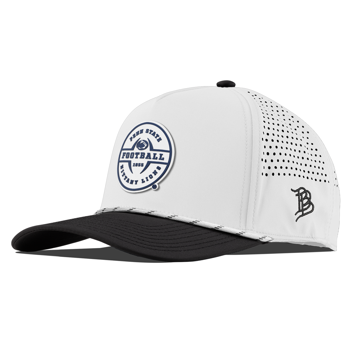 Penn State University "Penn State Football Legacy" Curved 5 Panel Rope White/Black