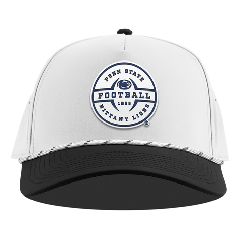 Penn State University "Penn State Football Legacy" Curved 5 Panel Rope White/Black
