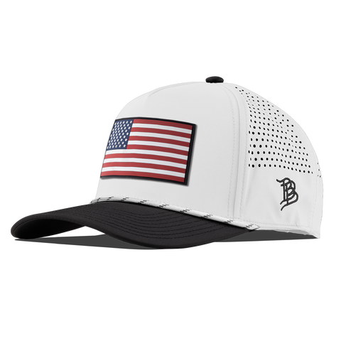 Salute PVC Curved 5 Panel Rope White/Black