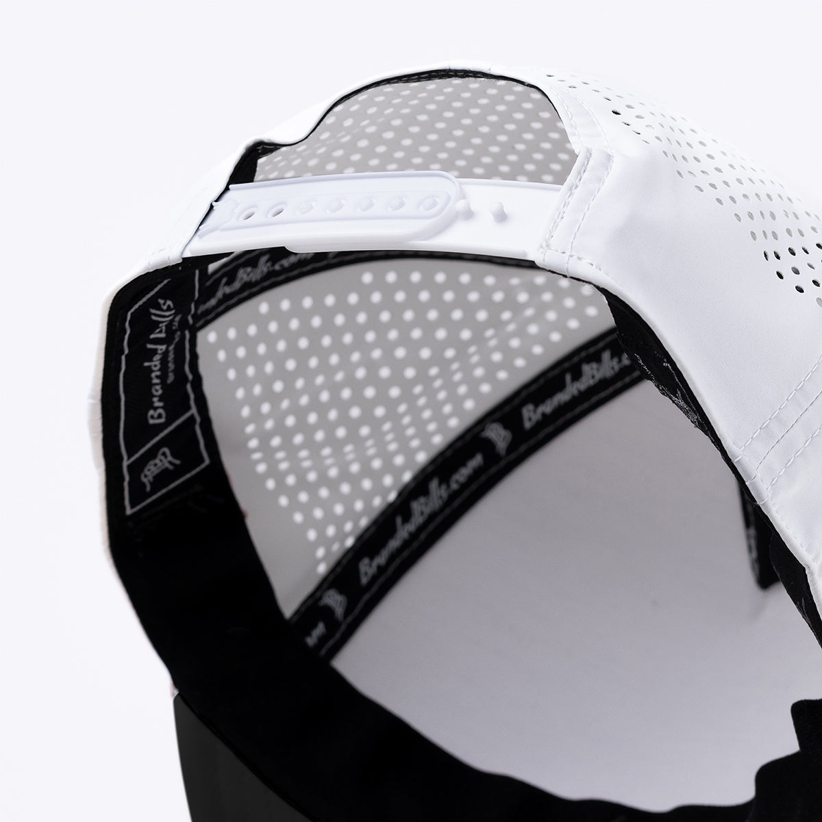 Bare Curved 5 Panel Rope White/Black