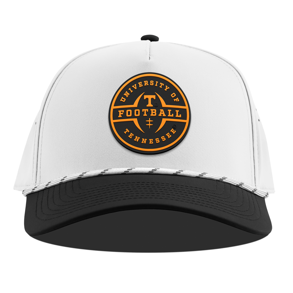 University of Tennessee "Tennessee Football Legacy" Curved 5 Panel Rope White/Black