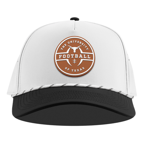 University of Texas "Texas Football Legacy" Legacy Curved 5 Panel Rope White/Black