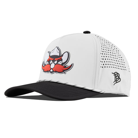 Texas Tech University "Texas Tech Raider Red" Curved 5 Panel Rope White/Black