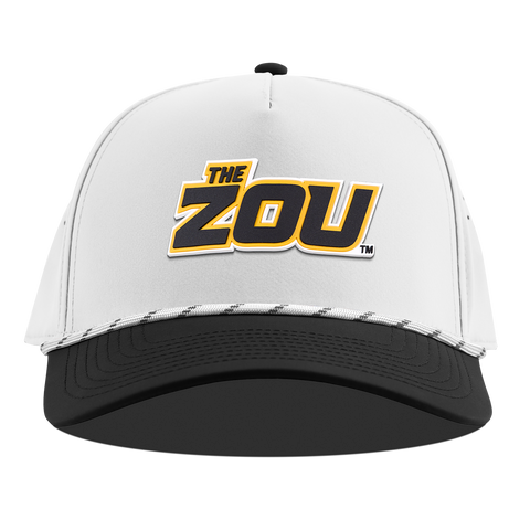 University of Missouri "The Zou" Curved 5 Panel Rope White/Black