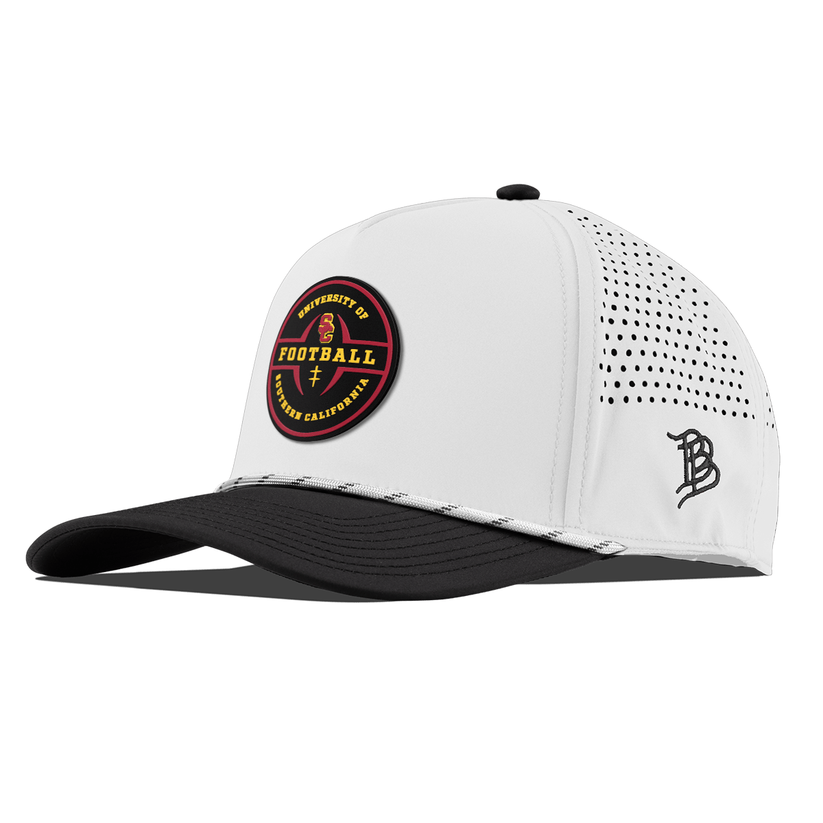 University of Southern California "USC Football Legacy" Curved 5 Panel Rope White/Black