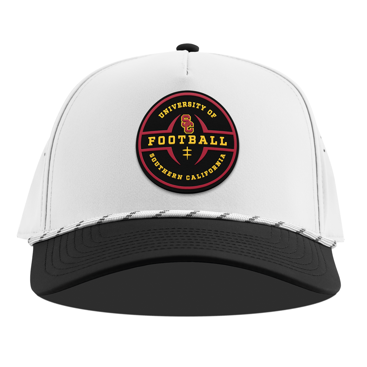 University of Southern California "USC Football Legacy" Curved 5 Panel Rope White/Black