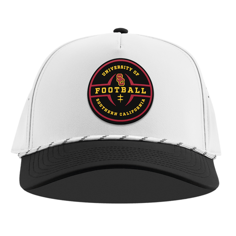 University of Southern California "USC Football Legacy" Curved 5 Panel Rope White/Black