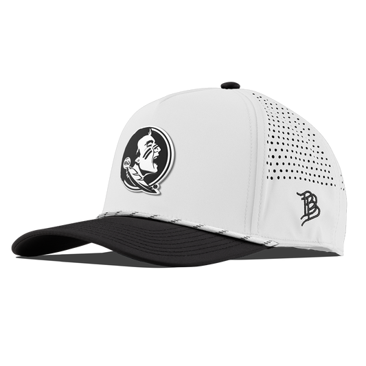 Florida State University "Vintage FSU Team Logo" Curved 5 Panel Rope White/Black