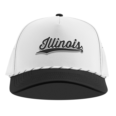 University of Illinois "Vintage Illinois Script" Curved 5 Panel Rope