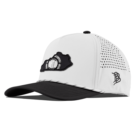 Kentucky Vintage Curved 5 Panel Rope White/Black