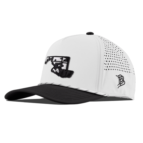 Maryland Vintage Curved 5 Panel Rope White/Black