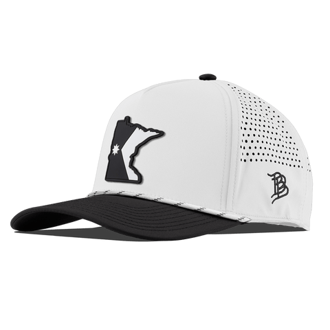 Minnesota Vintage Curved 5 Panel Rope White/Black