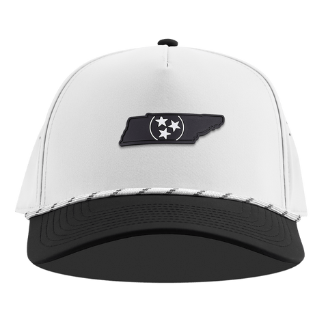 Tennessee Vintage Curved 5 Panel Rope White/Black
