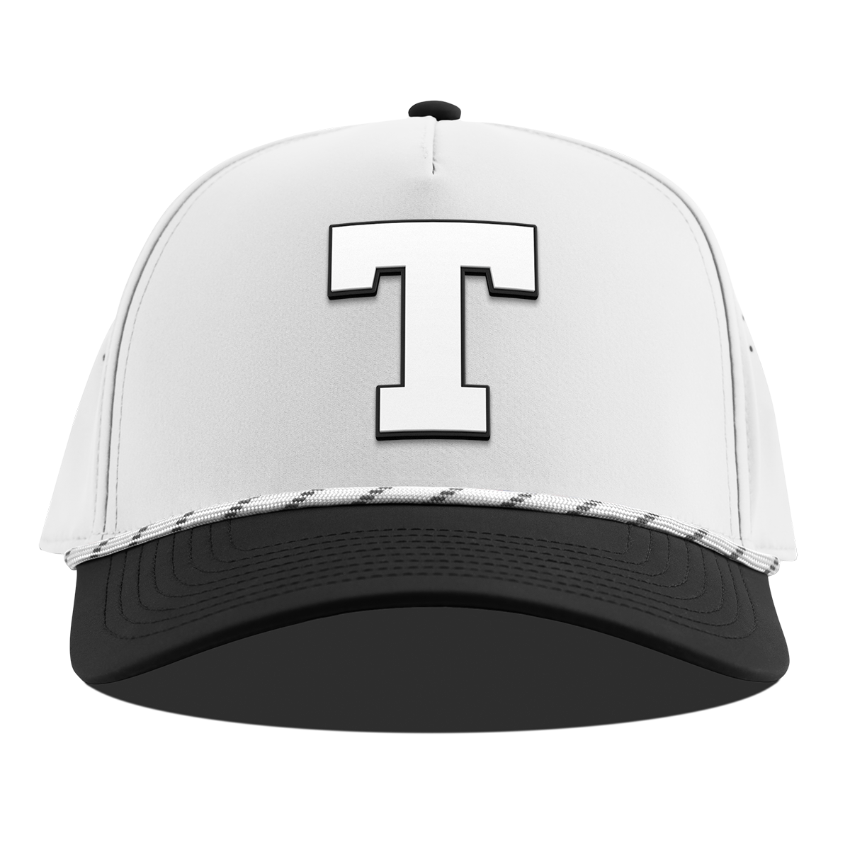 University of Texas "Vintage Texas Team Logo" Curved 5 Panel Rope White/Black