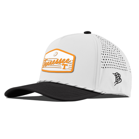 University of Tennessee "Volunteers Football" Curved 5 Panel Rope White/Black