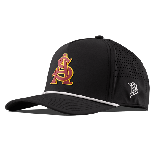 Arizona State University "ASU Baseball and Gold" Curved 5 Panel Rope Black