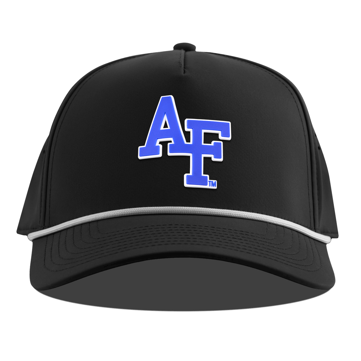 Air Force "Air Force Academy Block" Curved 5 Panel Rope Black