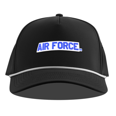 Air Force "Air Force Academy" Curved 5 Panel Rope Black