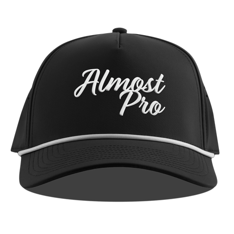 Hailey Ostrom "Almost Pro" Curved 5 Panel Rope Black
