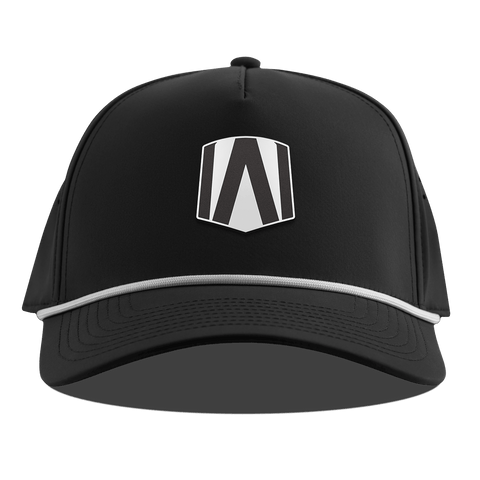 Andretti Bianco Logo Curved 5 Panel Rope Black