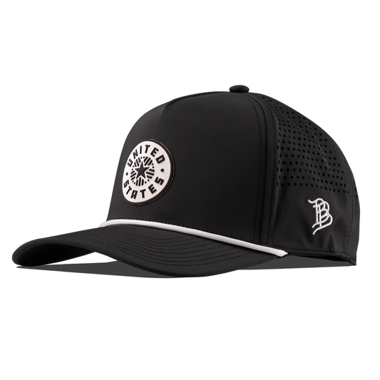 Anthem PVC Curved 5 Panel Rope Black/White