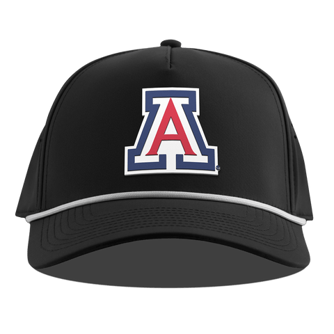 University of Arizona "Arizona Block" Curved 5 Panel Rope Black