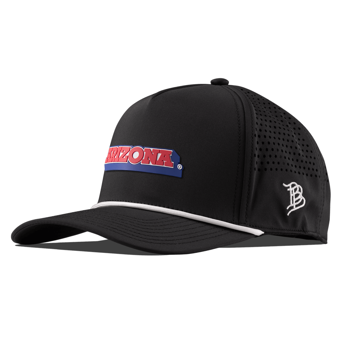 University of Arizona "Arizona Collegiate" Curved 5 Panel Rope Back Black