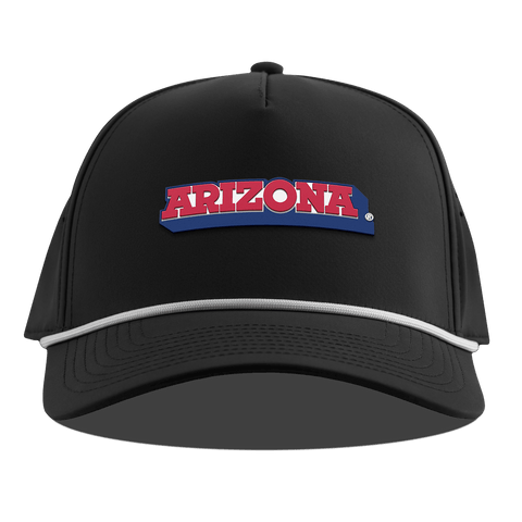 University of Arizona "Arizona Collegiate" Curved 5 Panel Rope Black