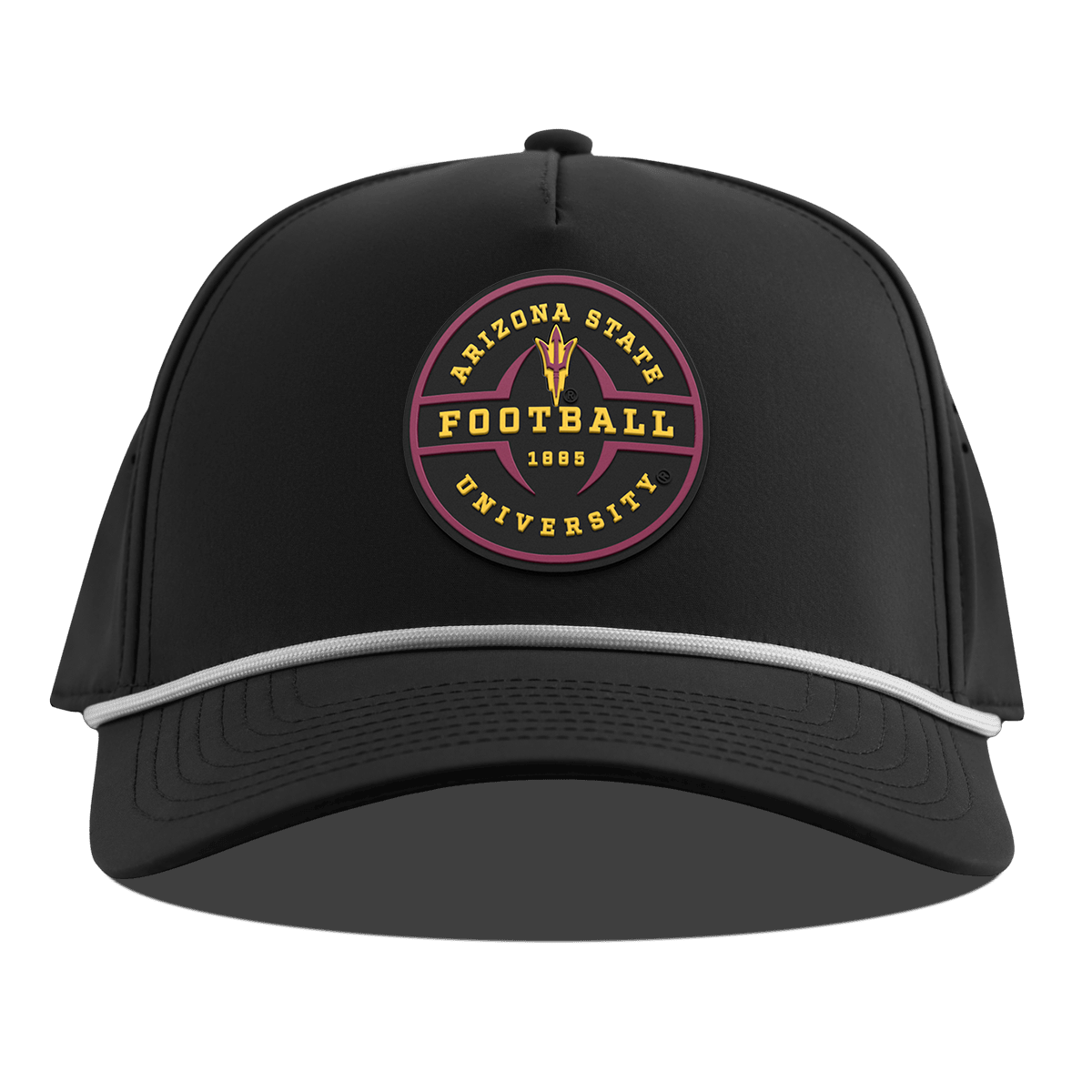 Arizona State University "Arizona State Football Legacy" Curved 5 Panel Rope Black
